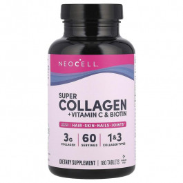   Neocell Super Collagen + Vitamin C & Biotin 180 таб