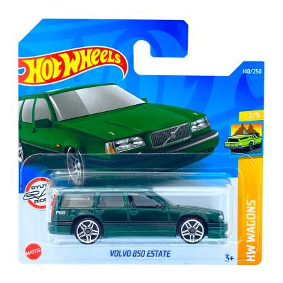 Hot Wheels Volvo 850 Estate Wagons 1:64 HCV21 Green - зображення 1