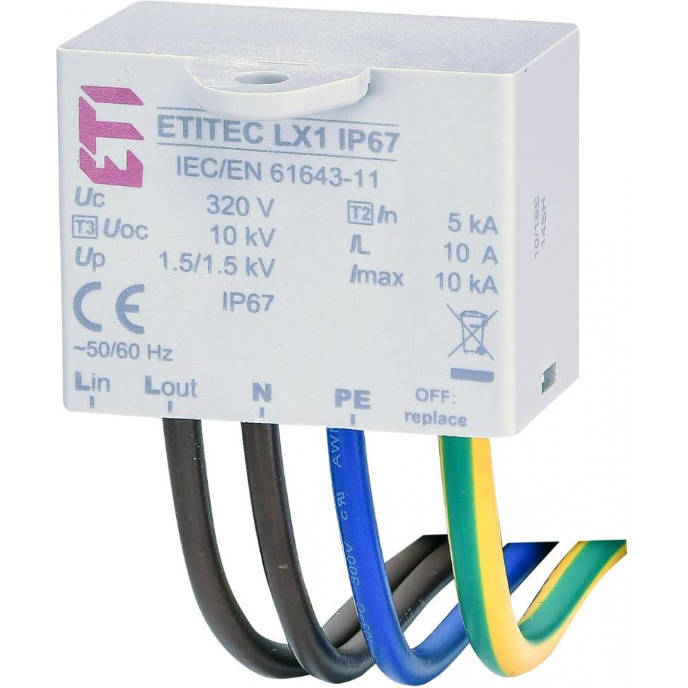 ETI Ограничитель перенапряжения 2442983 TEC LX1 IP67 - зображення 1