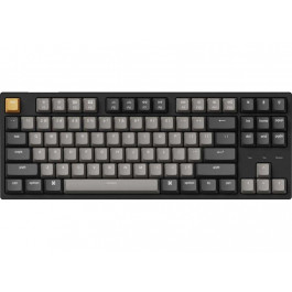   Keychron C1 Pro 87 Key QMK/VIA K pro Brown Hot-swap EN/UKR RGB Black (C1PM3_KEYCHRON)