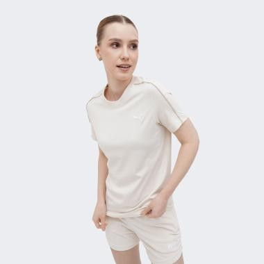 PUMA Бежева жіноча футболка  HER Tee 677883/87 - зображення 1