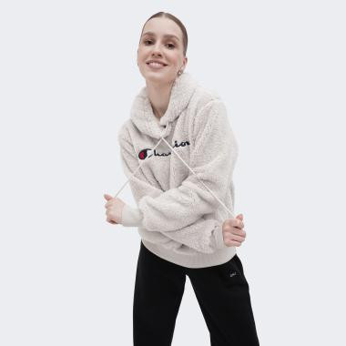 Champion Бежева жіноча кофта  hooded sweatshirt cha116598-SVL - зображення 1