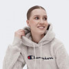 Champion Бежева жіноча кофта  hooded sweatshirt cha116598-SVL - зображення 4