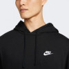 Nike Чорна чоловіча кофта  M NSW CLUB HOODIE PO FT CZ7857-010 - зображення 4