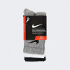 Nike Чорні шкарпетки  3PPK Cotton Lightweight Crew W/Moisture Mgt (S,M,L,Xl) SX4704-901 - зображення 2