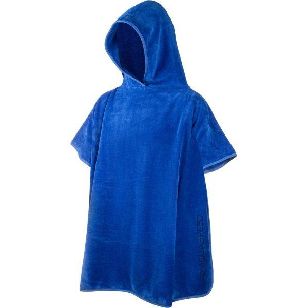 Aqua Speed Рушник пончо  KID&#39;S PONCHO дитячий 7338 (145-01) 70 х 120 см Темно-синій (5908217673381) - зображення 1