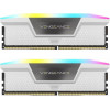 Corsair 32 GB (2x16GB) DDR5 6400 MHz Vengeance RGB White (CMH32GX5M2B6400C36W) - зображення 1