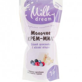   Milky Dream Рідке мило  Білий шоколад і лісові ягоди дой-пак 1000 мл (4820205300172)