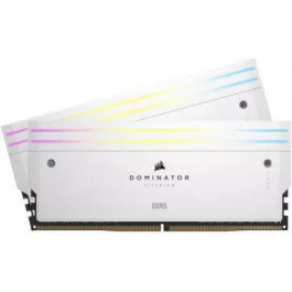   Corsair 64 GB (2x32GB) DDR5 6000 MHz Dominator Titanium RGB (CMP64GX5M2B6000C30W)