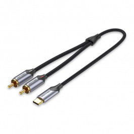   Vention USB Type-C to 2xRCA 2m Silver (BGUHH)