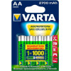 Varta AA 2700mAh NiMh 4шт PROFESSIONAL (05706301404) - зображення 1