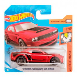   Hot Wheels 16 Dodge Challenger SRT Demon Muscle Mania 1:64 FYD73 Red