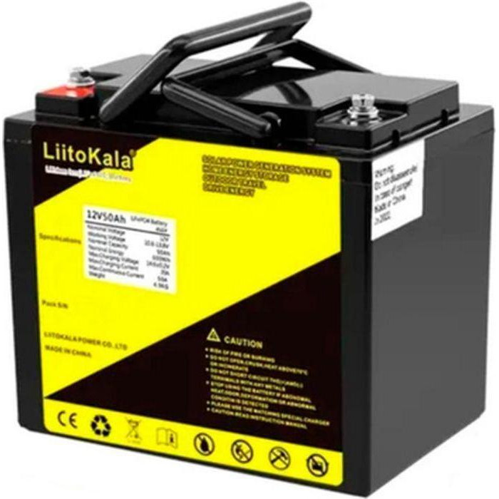 LiitoKala LiFePO4 12V 50Ah (LII-LIFEPO4120-50) - зображення 1