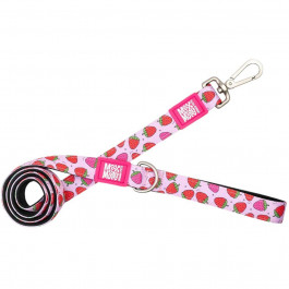   Max & Molly Short Leash Strawberry Dream Короткий повідець, малюнок "Полуниця" L (4894512051386)