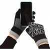 ArmorStandart Перчатки  для сенсорных экранов Touch Gloves Snowflake с орнаментом Black (ARM59993) - зображення 3