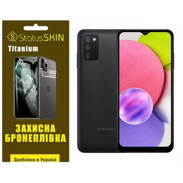 StatusSKIN Поліуретанова плівка  Titanium для Samsung A03s A037 Глянцева - зображення 1