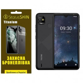   StatusSKIN Поліуретанова плівка  Titanium для Tecno Pop 5 (BD2p) Глянцева