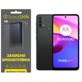   StatusSKIN Поліуретанова плівка  Lite на екран Motorola E40 Матова