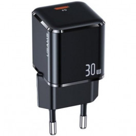   USAMS T45 US-CC148 30W Super Si Mini PD Fast Charger Black