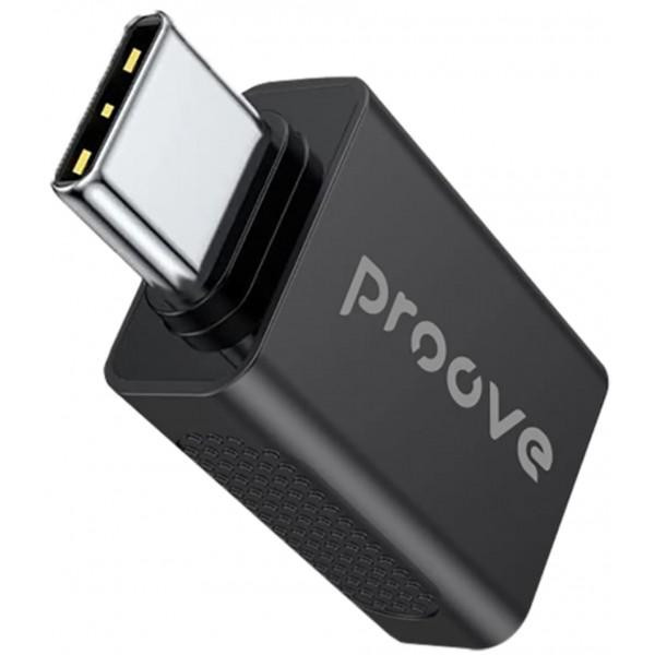 Proove Extension USB Type-C to USB Type-A Black (HBEX00012001) - зображення 1