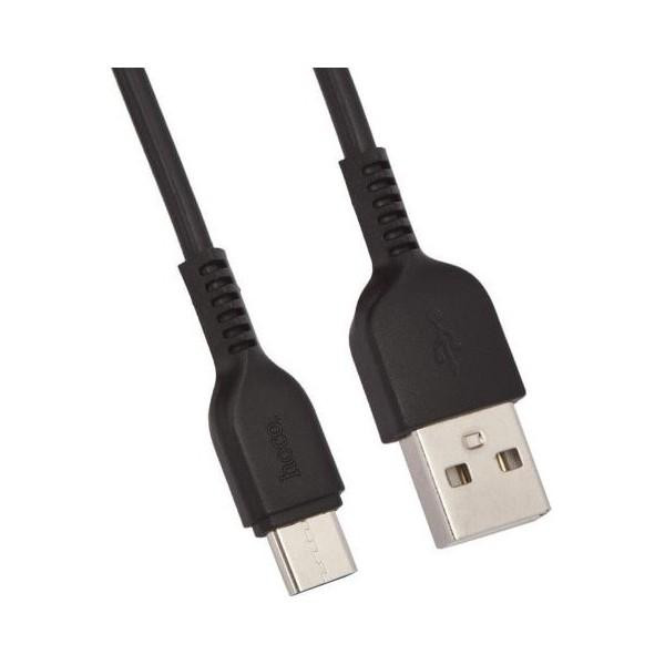 Hoco X20 Flash USB-A to USB Type-C 2m Black (6957531068907) - зображення 1