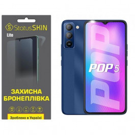   StatusSKIN Поліуретанова плівка  Lite для Tecno Pop 5 LTE (BD4a, BD4i) Матова