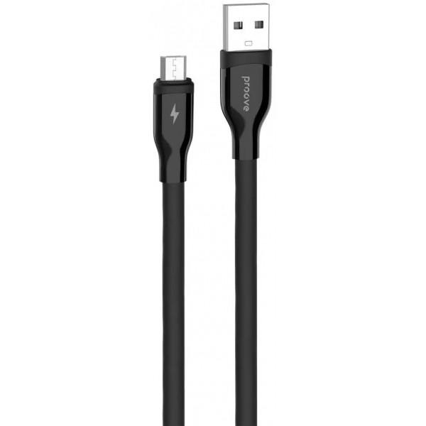 Proove Braided Scout USB Type-A to Micro USB 1m Black (CCBS20001301) - зображення 1