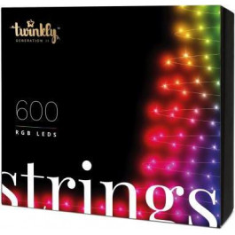   Twinkly Smart LED Strings RGB 600 BT+WiFi Gen II IP44 кабель черный (TWS600STP-BEU)