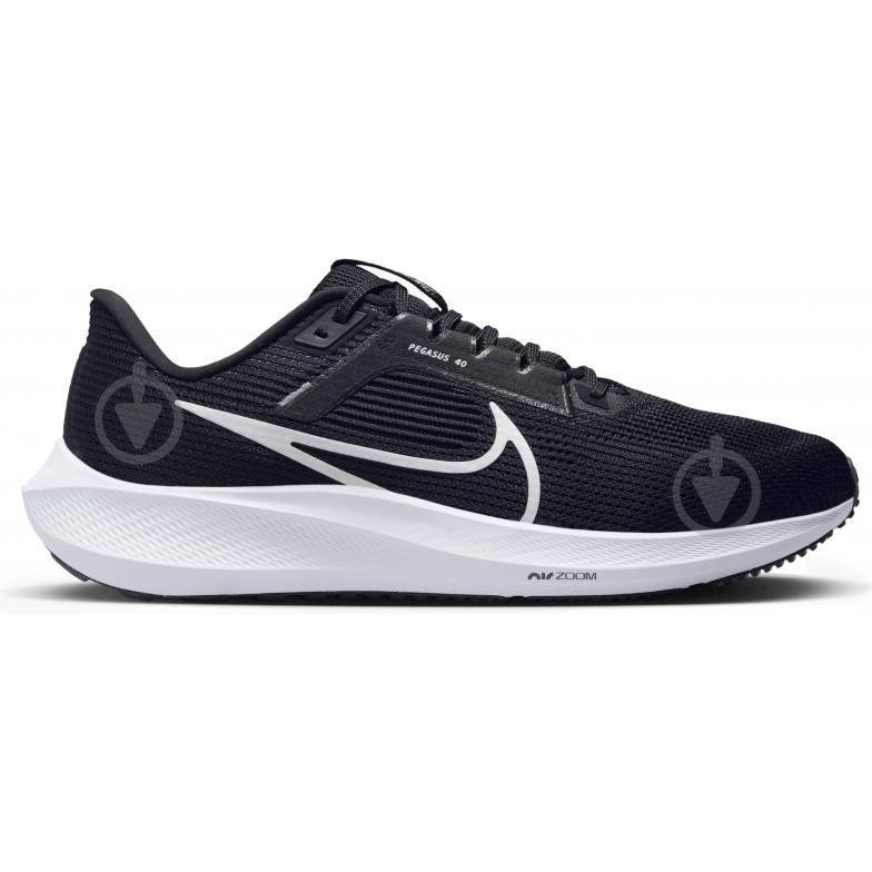 Nike Чоловічі кросівки для бігу  Air Zoom Pegasus 40 DV3853-001 44 (10US) 28 см Black/White-Iron Grey (19 - зображення 1