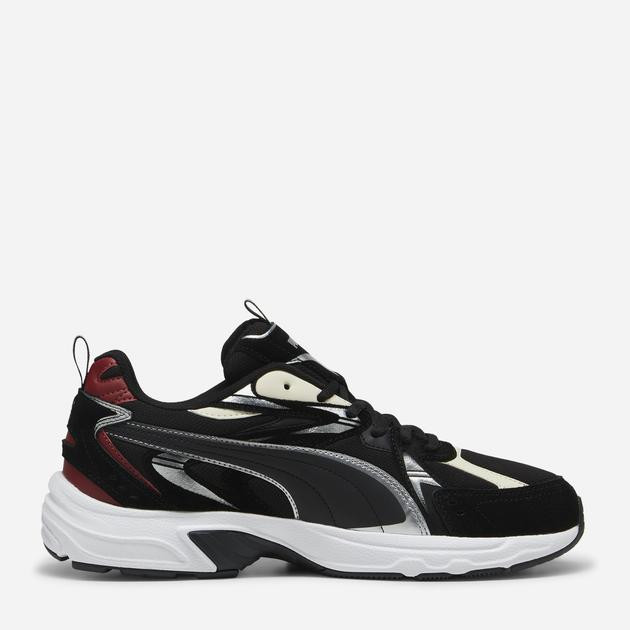 PUMA Чоловічі кросівки  Milenio Tech Suede 39348913 41 (7.5UK) 26.5 см  Black-Intense Red-Alpine Snow (40 - зображення 1