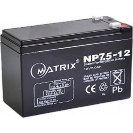   Matrix 12V 7.5Ah (NP7.5-12)