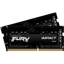   Kingston FURY 16 GB (2x8GB) SO-DIMM DDR4 3200 MHz Impact (KF432S20IBK2/16)