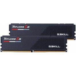   G.Skill 32 GB (2x16GB) DDR5 6000 MHz Ripjaws S5 (F5-6000J3238F16GX2-RS5K)