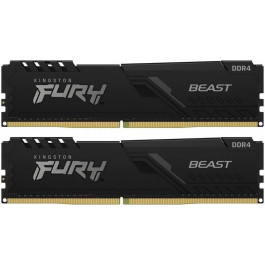   Kingston FURY 32 GB (2x16GB) DDR4 3200 MHz Beast Black (KF432C16BBK2/32)