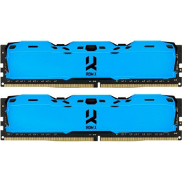   GOODRAM 16 GB (2x8GB) DDR4 3200 MHz IRDM X (IR-XB3200D464L16SA/16GDC)