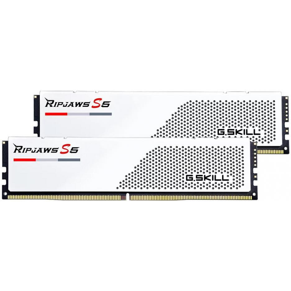 G.Skill 32 GB (2x16GB) DDR5 6000 MHz Ripjaws S5 (F5-6000J3238F16GX2-RS5W) - зображення 1