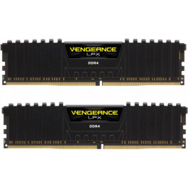   Corsair 32 GB (2x16 GB) DDR4 3000 MHz Vengeance LPX Black (CMK32GX4M2D3000C16)