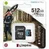 Kingston 512 GB microSDXC class 10 UHS-I U3 Canvas Go! Plus + SD Adapter SDCG3/512GB - зображення 2