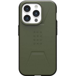   URBAN ARMOR GEAR iPhone 15 Pro Civilian Magsafe, Olive Drab (114275117272)