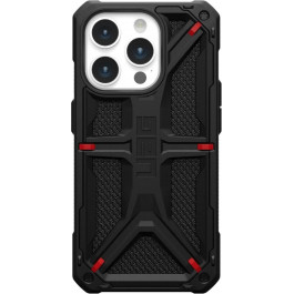   URBAN ARMOR GEAR iPhone 15 Pro Monarch, Kevlar Black (114278113940)