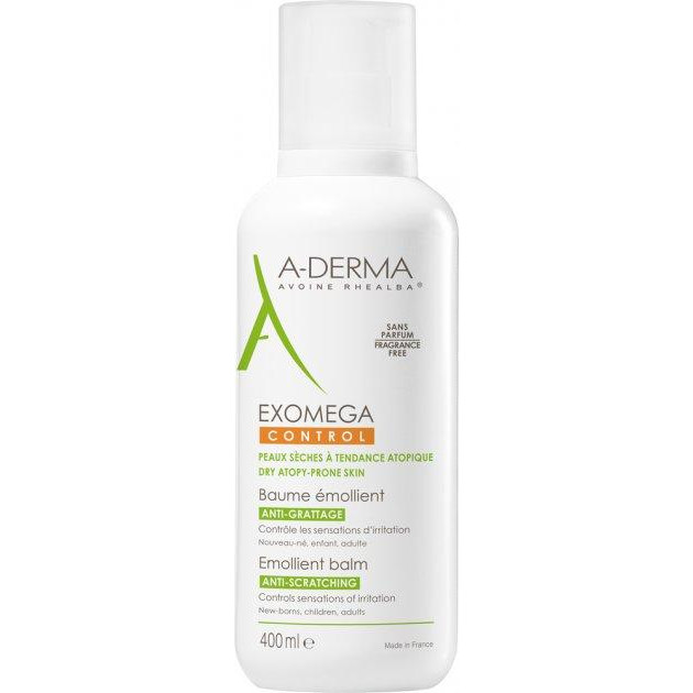 A-Derma Бальзам-емолент  Exomega Control 400 мл (3282770149722) - зображення 1