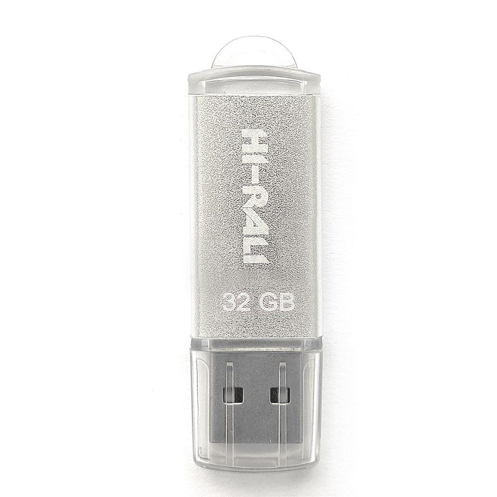 Hi-Rali 32 GB Rocket series Silver (HI-32GBVCSL) - зображення 1