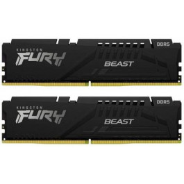   Kingston FURY 64 GB (2x32GB) DDR5 5600 MHz Beast Black EXPO (KF556C36BBEK2-64)