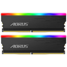   GIGABYTE 16 GB (2x8GB) DDR4 3333 MHz AORUS RGB Black (GP-ARS16G33)