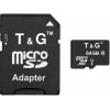 T&G 64 GB microSDXC Class 10 UHS-I (U3) + SD-adapter  TG-64GBSDU3CL10-01 - зображення 1