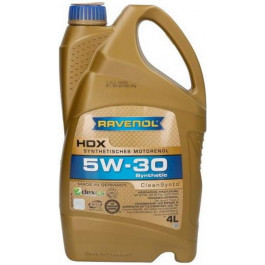   RAVENOL HDX 5W-30 4л