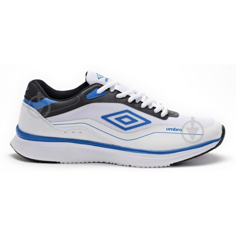 UMBRO Чоловічі кросівки Umbro Priam 40400U-ME3 41 (8UK) 26 см Білий/Блакитний/Чорний (5063178072861) - зображення 1