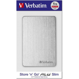   Verbatim Store'n Go ALU 1 TB Silver (53663)