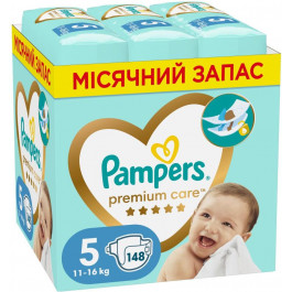   Pampers Premium Care 5, 148 шт