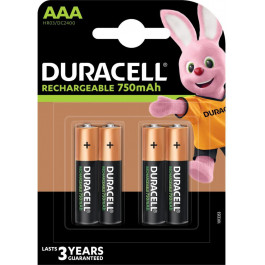   Duracell AAA HR03 750mAh NiMh 4шт 5007331